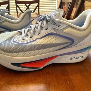 ZoomX Running Shoes in Blue and Red